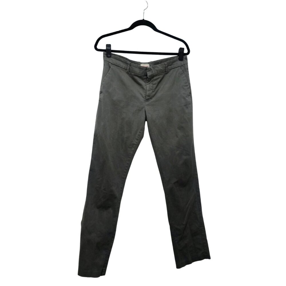 Old Navy Women’s Gray Khaki Pants Size 8 | Classic Straight Fit Casual Trousers